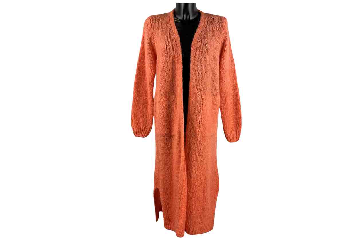 Maglie & Cardigan Donna, Cardigan Con Coulisse Marrone